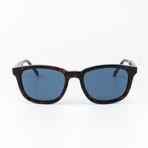 Prada Women Sunglasses Radica Tortoise Blue Square PRA21S 17N06A NEW AUTHENTIC
